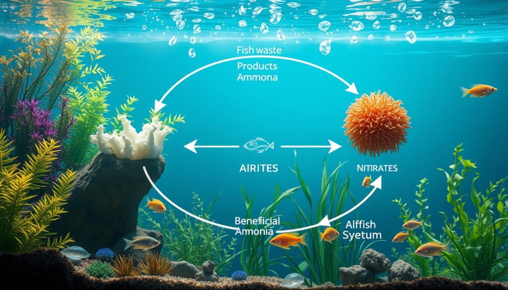 Cycle de l'azote dans un aquarium