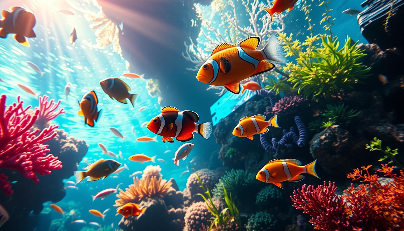 Poissons tropicaux pour aquarium