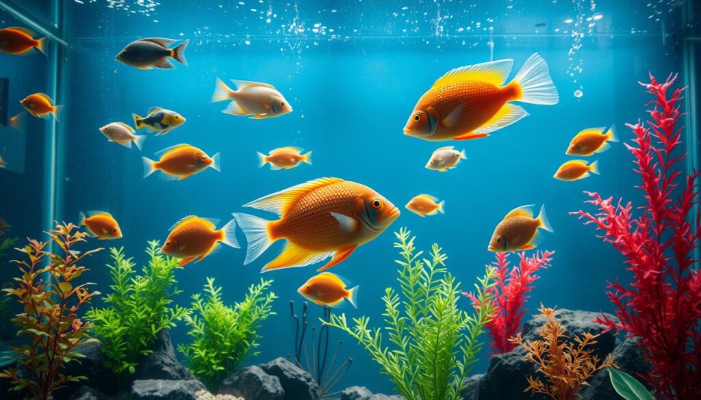 Taille aquarium poissons