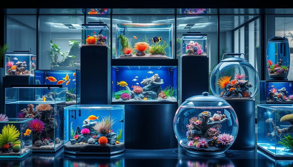 Types d'aquariums