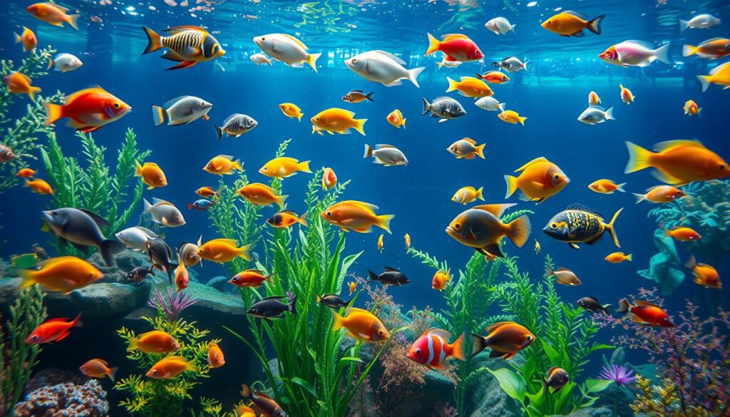 compatibilité des espèces dans un aquarium