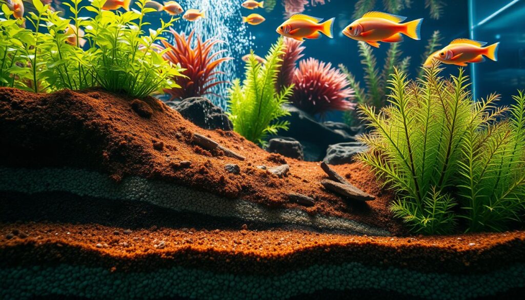 substrat nutritif aquarium