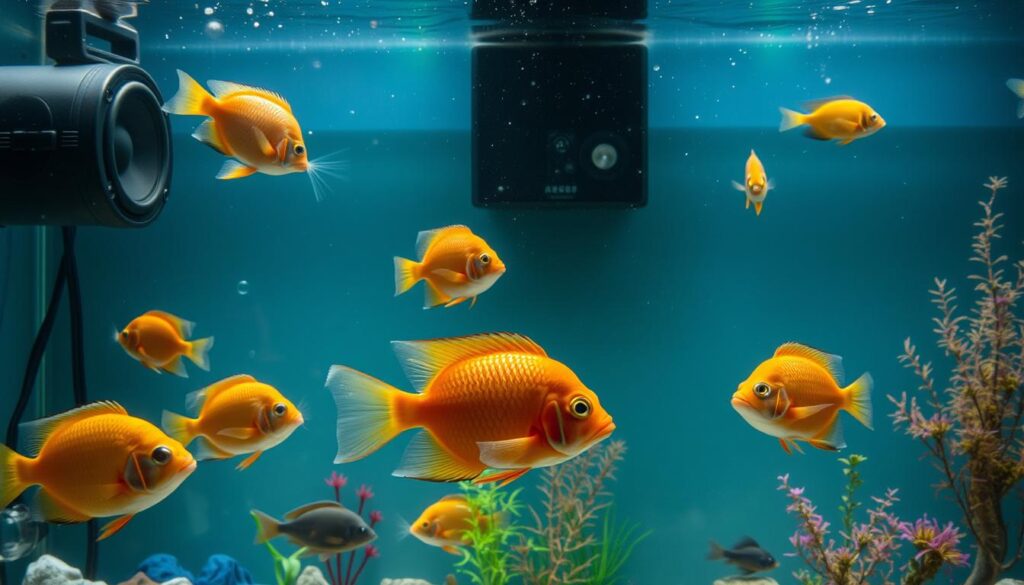 Poissons d'Aquarium Sensibles au Bruit