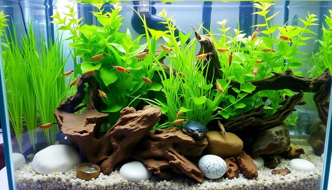 aquarium de crevettes