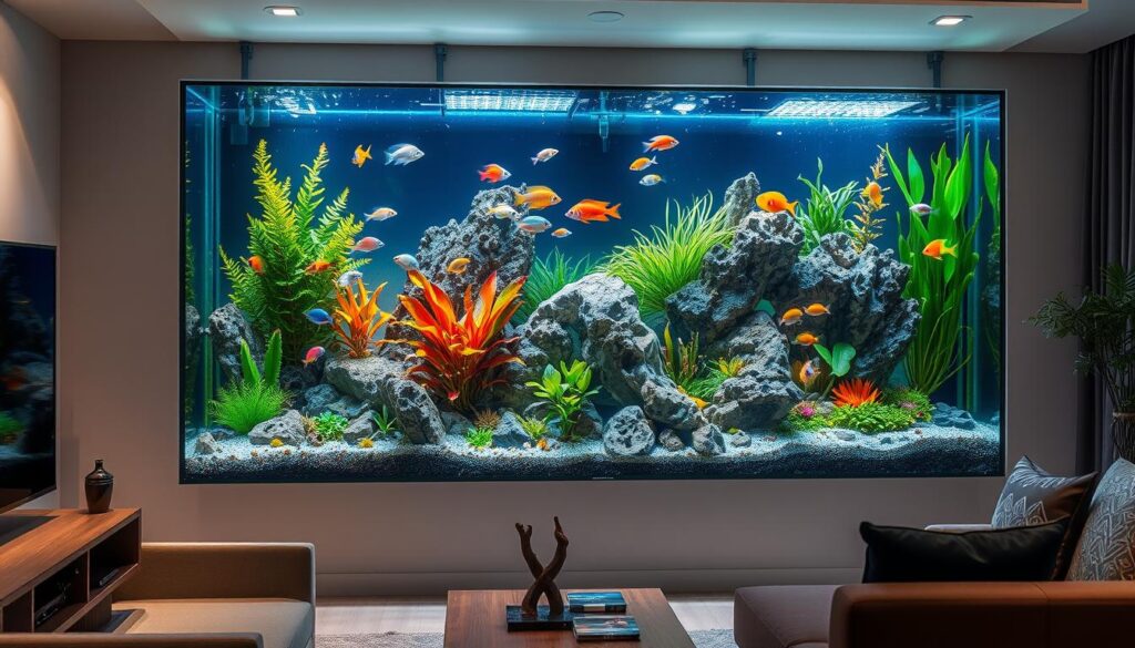 aquarium mural DIY