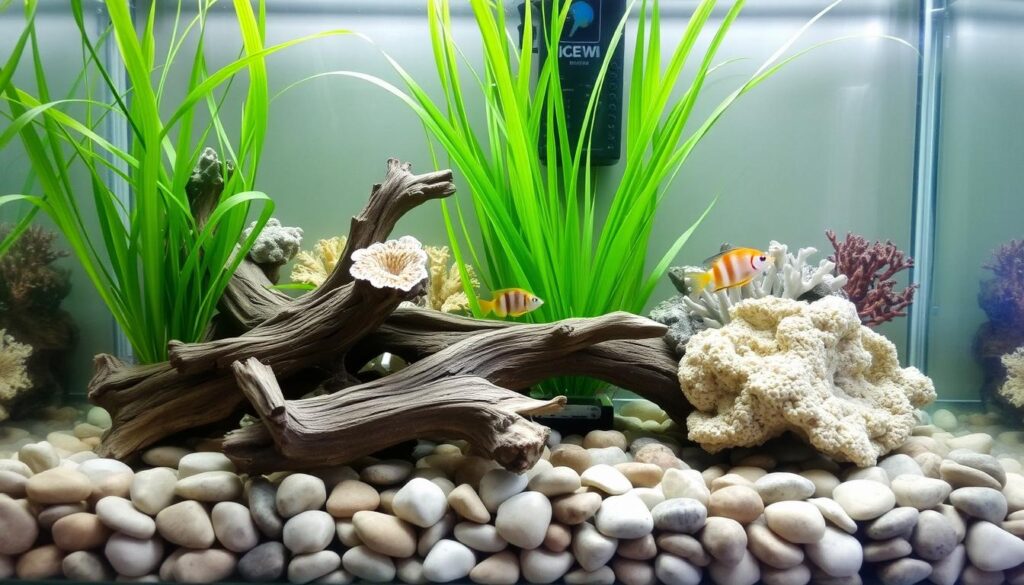 décoration aquarium