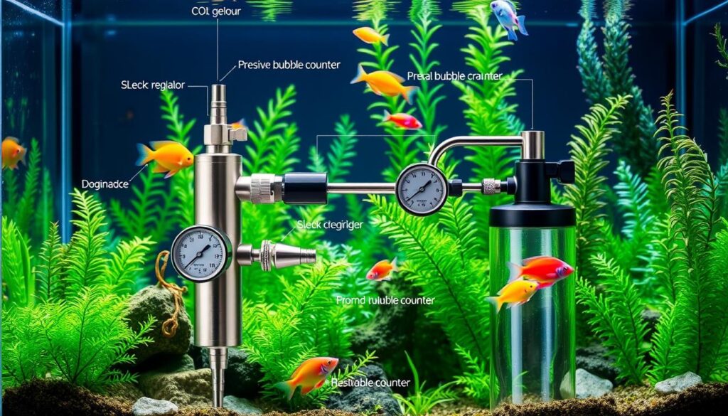 kit CO2 pour aquarium de 100l