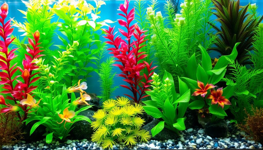 plantes artificielles aquarium