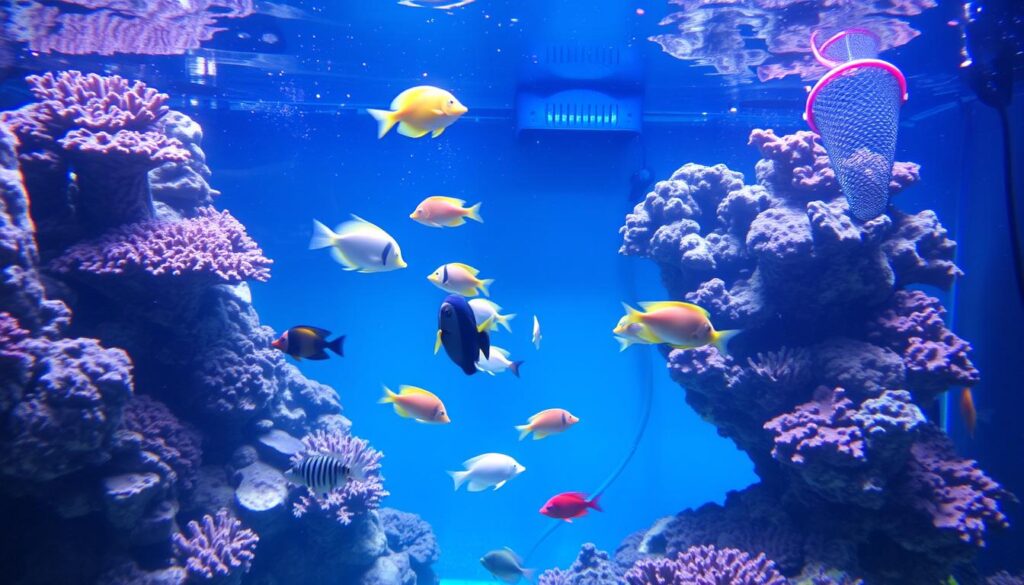 maintenance des aquariums marins