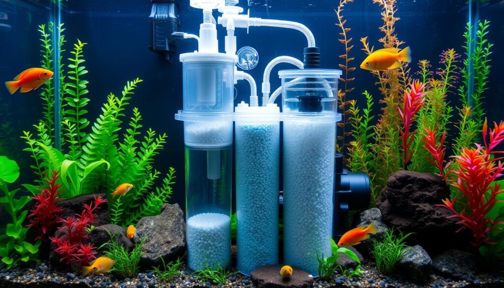 système de filtration aquarium