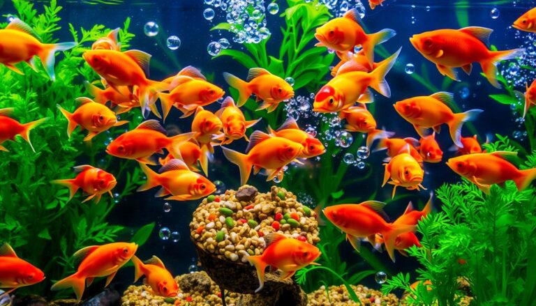 Nourriture pour poisson rouge