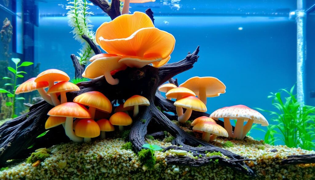 champignon aquarium