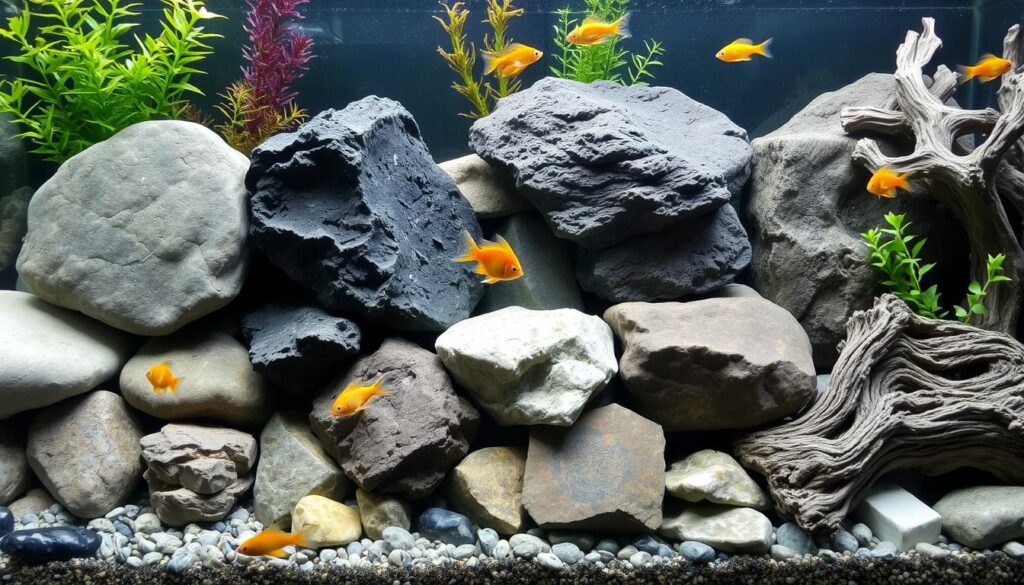 pierres d’aquarium