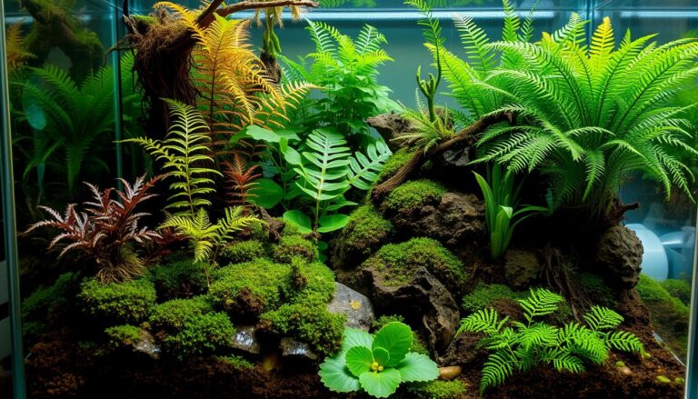 plantes pour un aquaterrarium